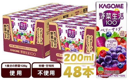 カゴメ 野菜生活100 ベリーサラダ 200ml 紙パック 48本 紙パック 野菜ｼﾞｭｰｽ 果実ﾐｯｸｽｼﾞｭｰｽ 果汁飲料 紙パック 砂糖不使用 1食分の野菜 鉄分 ポリフェノール 飲料類 ドリンク 野菜ドリンク 長期保存 備蓄 野菜ｼﾞｭｰｽ 野菜ｼﾞｭｰｽ 野菜ｼﾞｭｰｽ 野菜ｼﾞｭｰｽ 野菜ｼﾞｭｰｽ 野菜ｼﾞｭｰｽ 野菜ｼﾞｭｰｽ 野菜ｼﾞｭｰｽ 野菜ｼﾞｭｰｽ 野菜ｼﾞｭｰｽ 野菜ｼﾞｭｰｽ 野菜ｼﾞｭｰｽ 野菜ｼﾞｭｰｽ 野菜ｼﾞｭｰｽ 野菜ｼﾞｭｰｽ 野菜ｼﾞｭｰｽ 野菜ｼﾞｭｰｽ 野菜ｼ