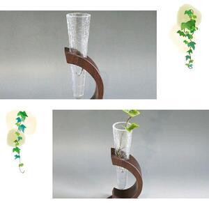 木Glass　一輪挿し　角台 | グラス_00595