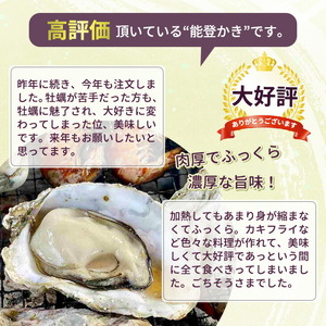 石川県七尾産 能登かき むき身700g（約30粒）・殻付き 約15個 セット ※北海道・沖縄・離島への配送不可 ※2025年1月上旬～5月下旬頃に順次発送予定