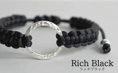 Bracelet -Dawn- Rich Black シルバー ブレスレット【リッチブラック】