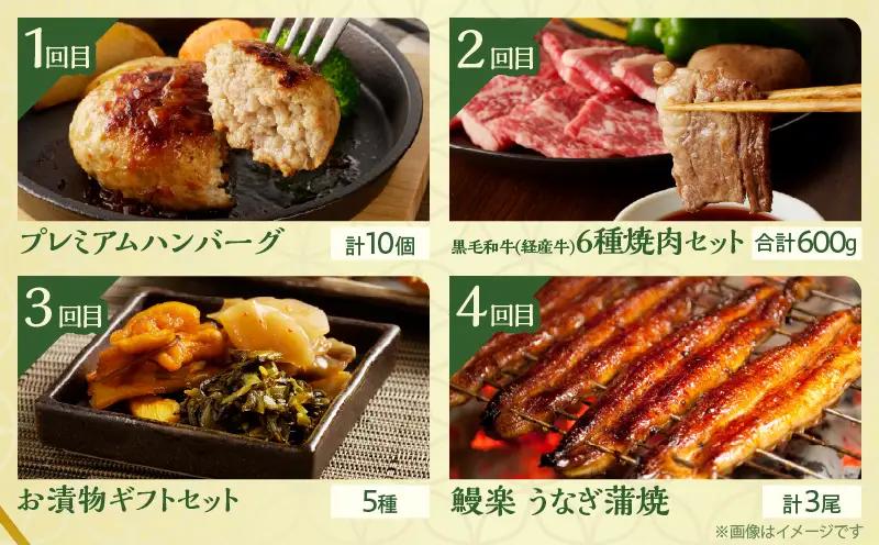 ≪12か月お楽しみ定期便≫都農町定期便(梅) 肉 加工品 デザート 国産_T999-0086