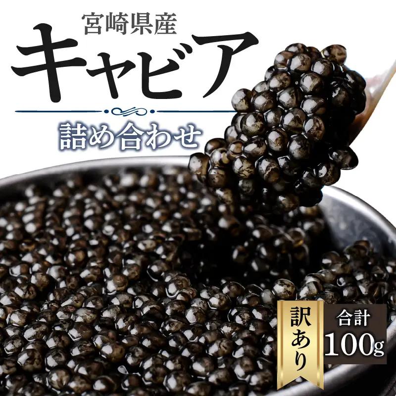 【訳あり】宮崎県産キャビア 詰め合わせ 合計100g キャビア 魚卵