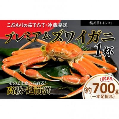ふるさと納税 おおい町 訳アリ【2026年11月より順次発送】越前ガニ 約700g 濃厚な味噌と身が詰まったズワイガニお届け