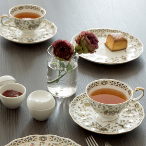 NARUMI 食器 ペアティー・コーヒーセット カップ ティーカップ コーヒーカップ ソーサー ペア セット 紅茶 コーヒー ブラックミラノ 三重ナルミ ナルミ 鳴海製陶 鳴海 ギフト ボーンチャイナ