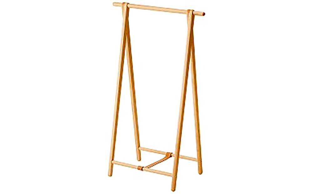 旭川家具　コサイン　ドレスラック(小) 【 旭川家具 北海道 旭川市 木製 家具 コート掛け ハンガーラック 洋服掛け 木製ラック 子どもサイズ 低め ハーフコート シンプル ナチュラル 手作り 北欧