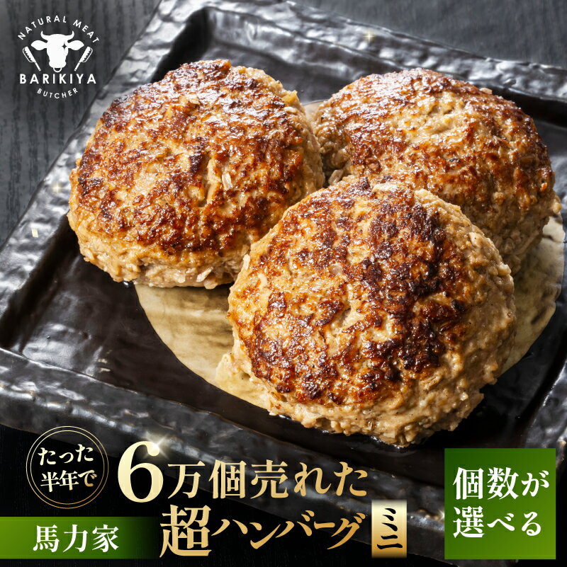 【ふるさと納税】【個数が選べる】超ハンバーグミニ 岐阜県 可児市 牛肉 飛騨牛 黒毛和牛 A5ランク 焼くだけ 簡単 おかず お弁当 おつまみ お取り寄せ グルメ 送料無料