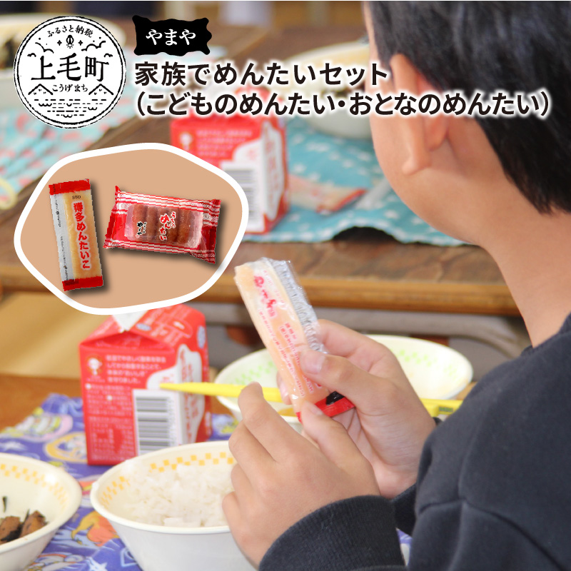 やまや　家族でめんたいセット（こどものめんたい・おとなのめんたい）　TY2302