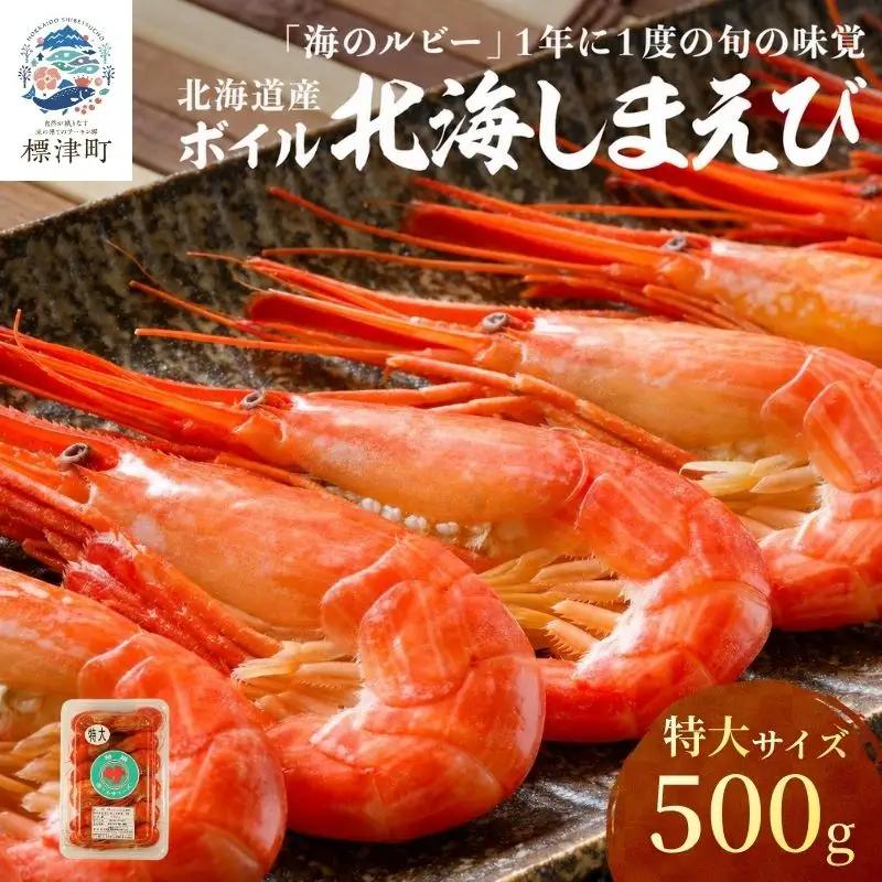 【北海しまえび】特大 500g えび 【AH】