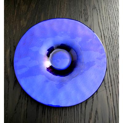 ふるさと納税 海南市 ディスコプレート　マジョブルー　1枚