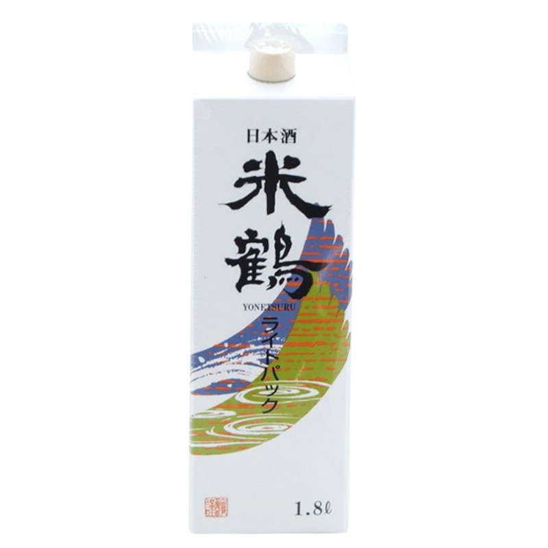 【ふるさと納税】日本酒 米鶴 ライトパック 1800ml 1本 [tk06ayt180113 山形県 高畠町 小田部商店] はなの舞 お酒 酒