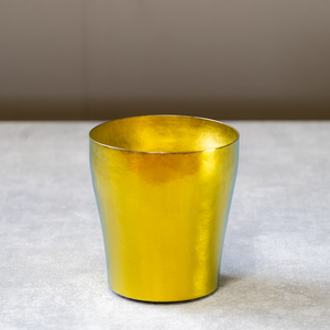 チタン二重タンブラー 玲 華チタン 黄金 250ml