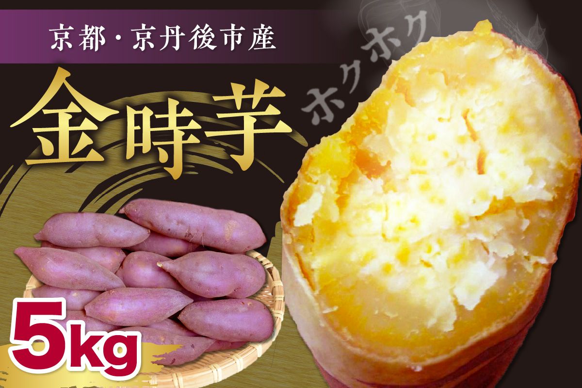 【先行予約】京都京丹後産さつまいも 土付き 金時芋 5kg（2025年11月中旬～発送）　芋 国産 京丹後産 サツマイモ 薩摩芋 サツマ芋 さつま芋 きんとき 5キロ 農家応援 生産者応援 FR00017