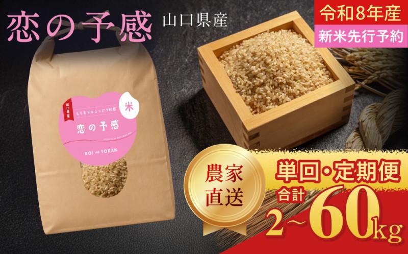 
                  【令和8年産 先行予約】【お米の定期便】人気 数量限定 定期便 玄米 選べる 容量 回数 2kg ~ 60kg ( 恋の予感 米 こめ お米 白米 玄米 2kg 5kg 10kg 15kg 20kg 30kg 45kg 60kg お取り寄せ 食品 人気 おすすめ プレゼント ギフト 贈答 家庭用 便利 お手軽 備蓄 ご飯 お弁当 おにぎり 山口県産 産地直送 美味しい米 ) 山口 下関
                