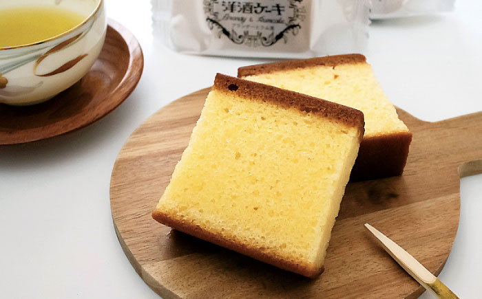 元祖洋酒ケーキ 10個 三次銘菓 洋酒ケーキ ケーキ 洋酒 ブランデー ラム 手作り ロングセラー 焼き菓子 スイーツ 三次市 / 三上貫栄堂 [APDF001]