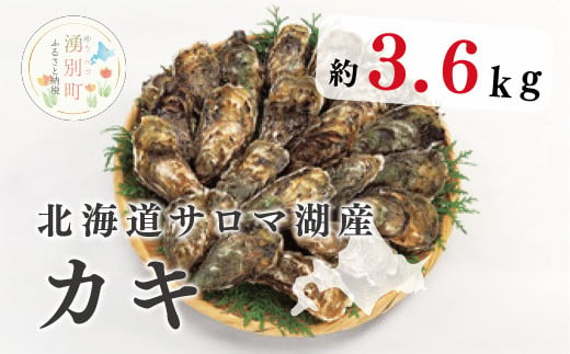 
【国内消費拡大求む】[№5930-0253]北海道サロマ湖産　カキ約3.6kg
