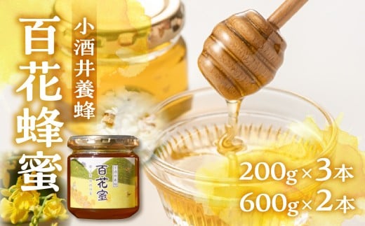 百花蜂蜜 600g×2本　国産はちみつ 食品  パン ジャム シリアル  ジャム はちみつ  蜂蜜 ハニー 20000円 G0139b