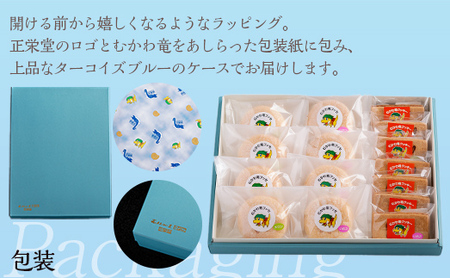 北海道むかわ町 むかわ竜ブッセ(8個)&むかわ竜クッキー(7個)セット 【 ふるさと納税 人気 おすすめ ランキング ブッセ クッキー 洋菓子 焼き菓子 むかわ竜 カムイサウルス 北海道 むかわ町 送
