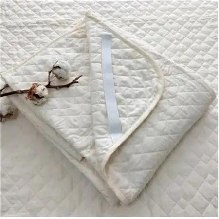 【シングル】自然のままのピュアコットンガーゼ敷パッド 100×205cm 〈キナリ〉 RP-3S【1328693】