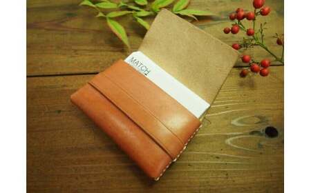 長濱レザーのカードケース「TABA」　滋賀県長浜市/MATCH Leather Works[AQAI001]