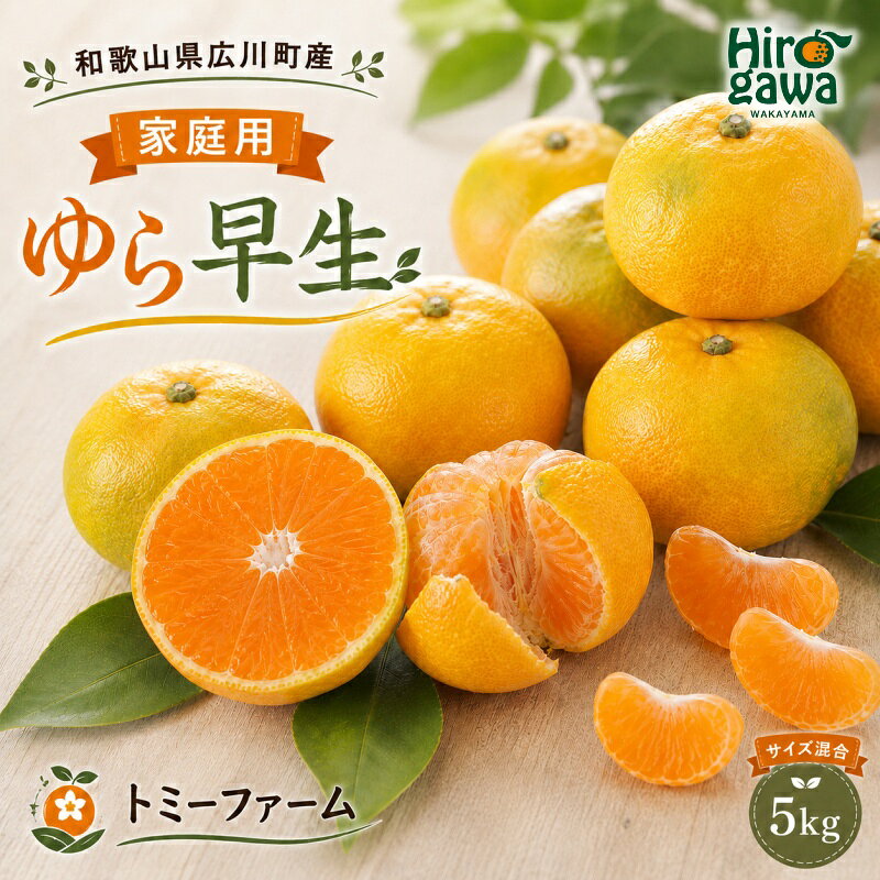 【ふるさと納税】 ゆら早生 5kg 家庭用 サイズ混合 / ※2026年10月中旬～11月中旬頃に順次発送予定 //mandarin //goku