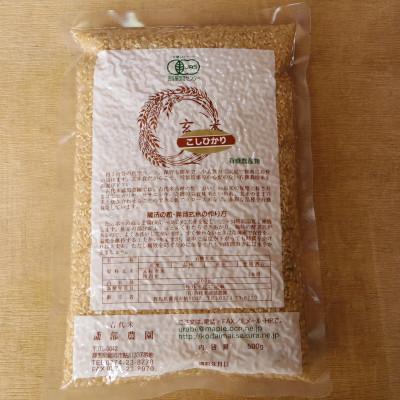 ふるさと納税 藤岡市 有機こしひかり【玄米】500g×12袋(令和7年産) |  | 02