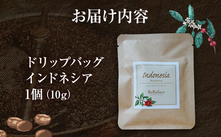 コーヒー ドリップバッグ お試し 無糖 1500円ポッキリ インドネシア メール便（ポスト投函）
