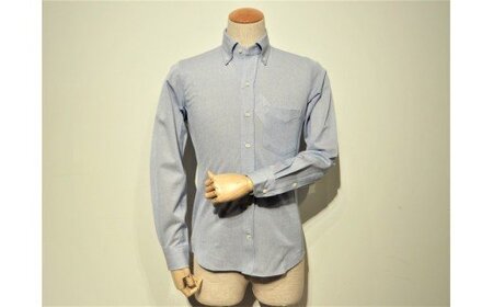 メンブラーナ動体裁断シャツ　ラッセル素材（サックス）　サイズS/M/L/XL サイズL