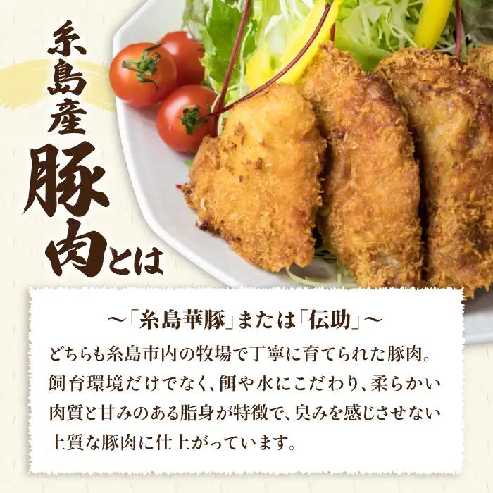 【合計19枚】 カツ 2種セット 糸島華味鳥 チキン カツ/糸島産豚肉 ヒレカツ セット 糸島市/糸島ミートデリ工房 [ACA101]