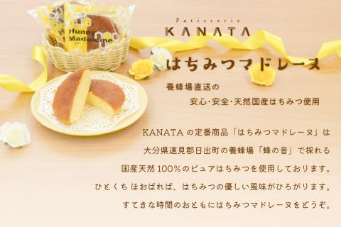 国産非加熱はちみつ使用 はちみつマドレーヌ15個セット_J01026