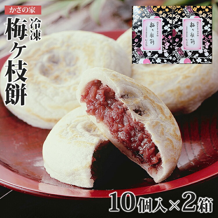 【ふるさと納税】冷凍梅ヶ枝餅10個入×2 つぶあん 粒あん もち 餅 もっちり 太宰府名物 太宰府天満宮 福岡 九州 博多 名物 特産 お取り寄せ グルメ 和菓子 スイーツ おやつ ギフト 贈り物 プレゼント お祝い