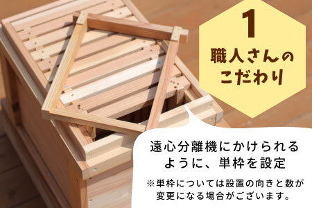 西洋ミツバチ用飼育箱 西洋 ミツバチ 飼育 巣箱 養蜂 ハチミツ 蜂蜜 蜂 41000円