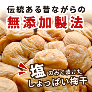 昔ながらのしょっぱい梅干し(白干し梅)2kg 大粒3L以上［無添加］紀州南高梅 和歌山県産 すっぱい梅干 うめぼし 梅 2キロ ふるさと納税 梅干し 無添加