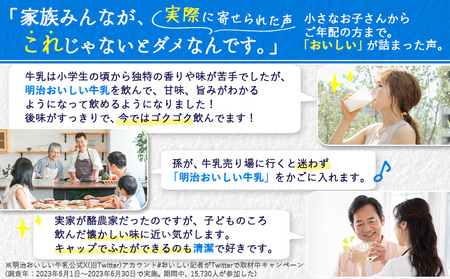 《配送地域限定》【定期便6回】明治おいしい牛乳 900ml【3本】【730055】
