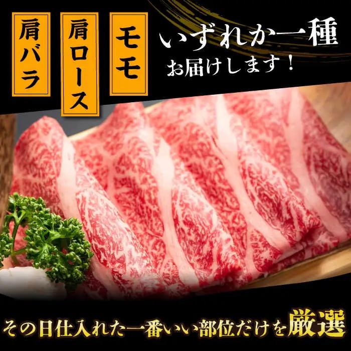 【12回定期便】A4-A5 長崎和牛 400g×2 しゃぶしゃぶ すき焼き用（肩ロース肉・肩バラ・モモ肉） [DBS072]
