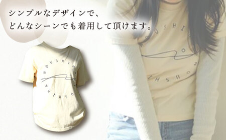 【これであなたも島の一員！】納島デザインTシャツ ＜kidsサイズ＞ Tシャツ 半袖 服 デザインTシャツ 男女兼用 シンプル 長崎 五島列島 小値賀 [DBO005]