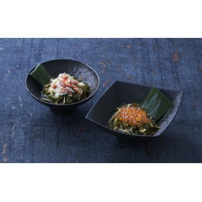 ふるさと納税 陸前高田市 【田舎のご馳走】 ご飯のお供 松前めかぶ 190g×1個 いくら・かに入り 冷凍 おかず |  | 02