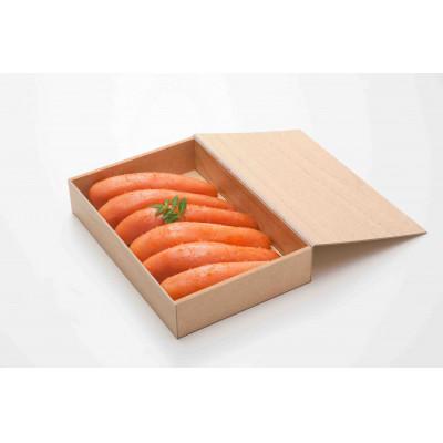 ふるさと納税 太宰府市 博多 味の筑前 昆布漬辛子明太子400g 無着色 昆布無 木目箱(太宰府市)