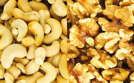 素焼きスモークナッツ 4種ミックス 80g 6袋セット　147-03