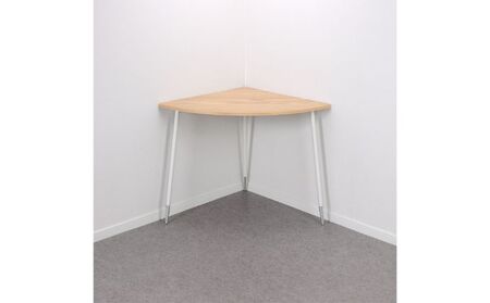 【andFREL】FS コーナーテーブル 天板 突板 ナチュラルオーク 幅99cm 奥行67cm 高さ72cm インテリア 家具 おしゃれ シンプル 机 角にフィット コーナー用テーブル 省スペース 作業台 スタイリッシュ 耐久性 ※離島への配送不可