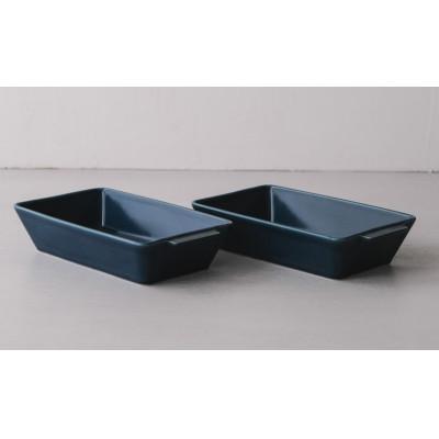 ふるさと納税 長崎県 【波佐見焼】23.5×12.5×5cmオーブン耐熱鉢2個組　B・L 2 17453