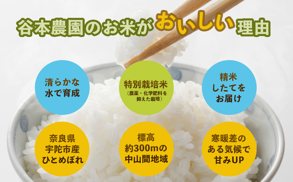 宇陀の自然が育てた 天空【sora】極 ひとめぼれ 5kg｜特別栽培米・奈良県宇陀産 白米