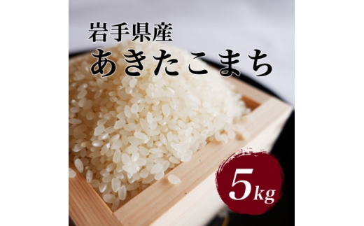 令和6年産　岩手県軽米町産　精米　あきたこまち　5kg【1714156】