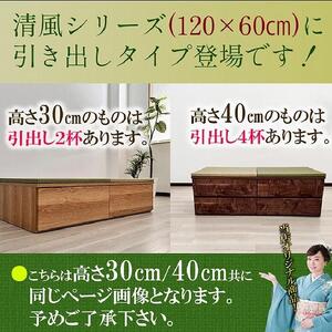 【高さ40cm ナチュラル畳ユニット 引き出しタイプ】60cm×120cm（畳選べる）畳ユニット 小上がり 畳 収納 引き出し リビング 高床式ユニット