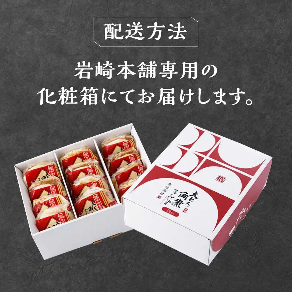 【全6回定期便】大とろ 角煮まんじゅう 12個(1箱) 《対馬市》【岩崎本舗】冷凍 角煮 角煮まん 個包装 豚まん[WBC057]