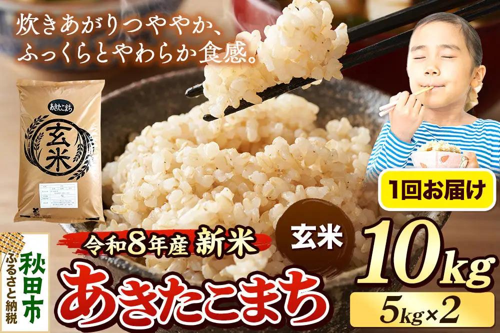 《令和8年産 新米受付》米 あきたこまち 10kg（5kg×2袋）【玄米】秋田県産