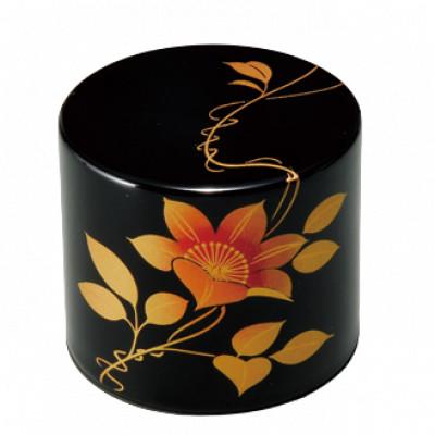 ふるさと納税 海南市 紀州漆器 漆芸 蒔絵 文鎮 丸 黒 鉄線