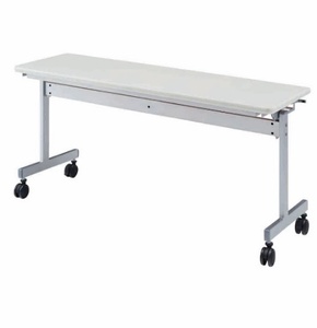 ミーティングテーブル 1500×450 KV1545-NW（2.ネオホワイト） スタッキング テーブル キャスター デスク 愛西市 / タック株式会社[AEAH020-2]