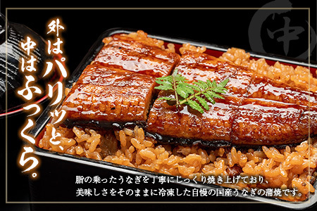 ＜定期便＞3尾×全12回 国産 うなぎ 蒲焼 有頭 計6.5kg以上（1回あたり 計543g以上） たれ付き 宮崎県産 鰻 中村商店