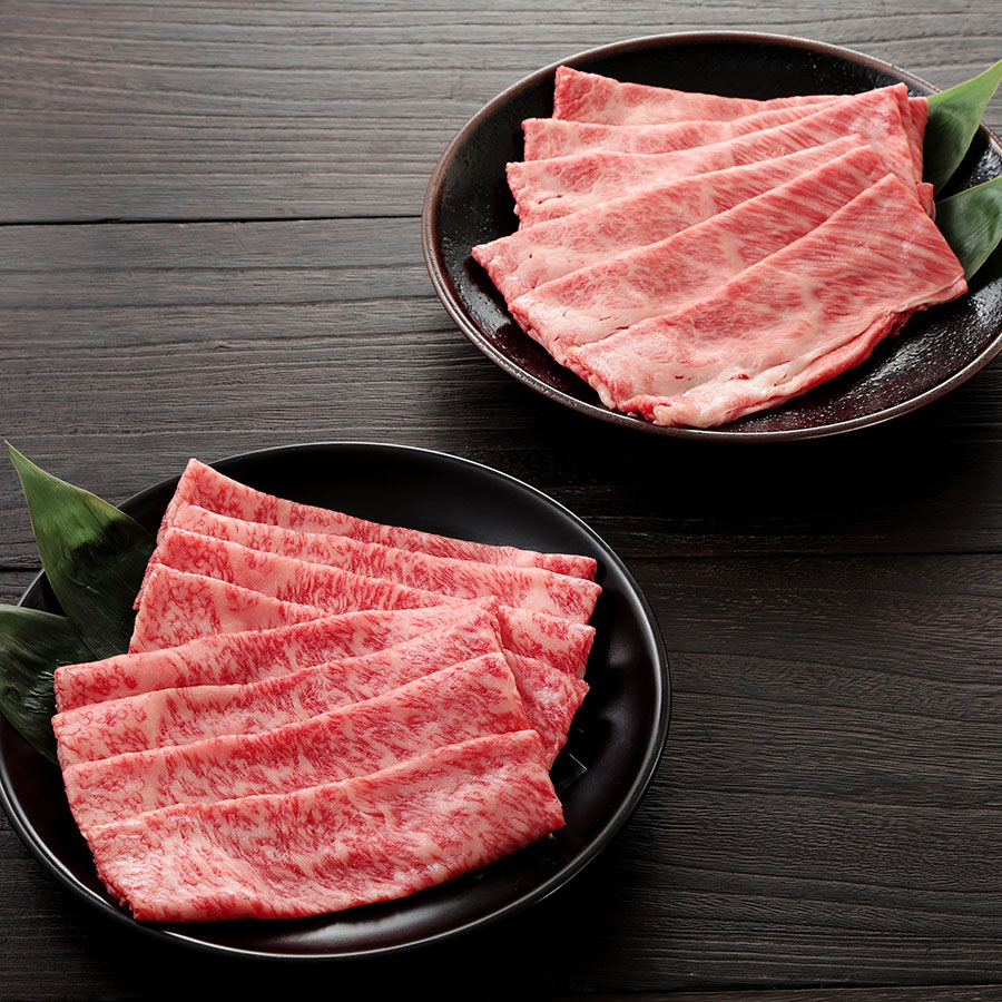 ＜小川ミート＞Ａ5等級「飛騨牛」すき焼セット（ロース・肩ロース）各300ｇ（計600ｇ）