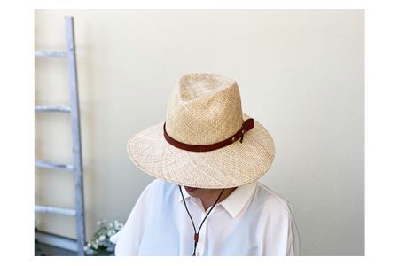 No.080 「風に飛ばされにくい」シゾール中折れハット